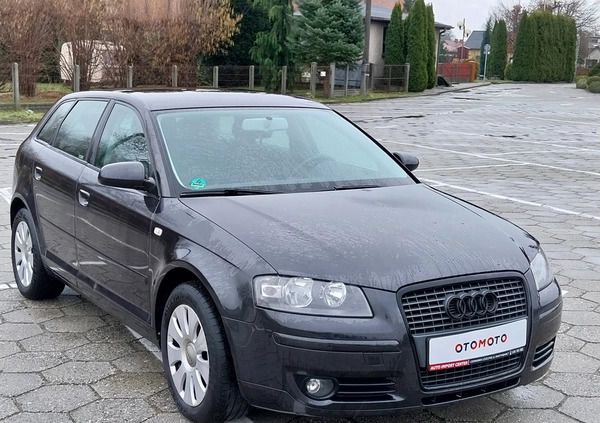 Audi A3 cena 24500 przebieg: 199000, rok produkcji 2007 z Ciężkowice małe 529